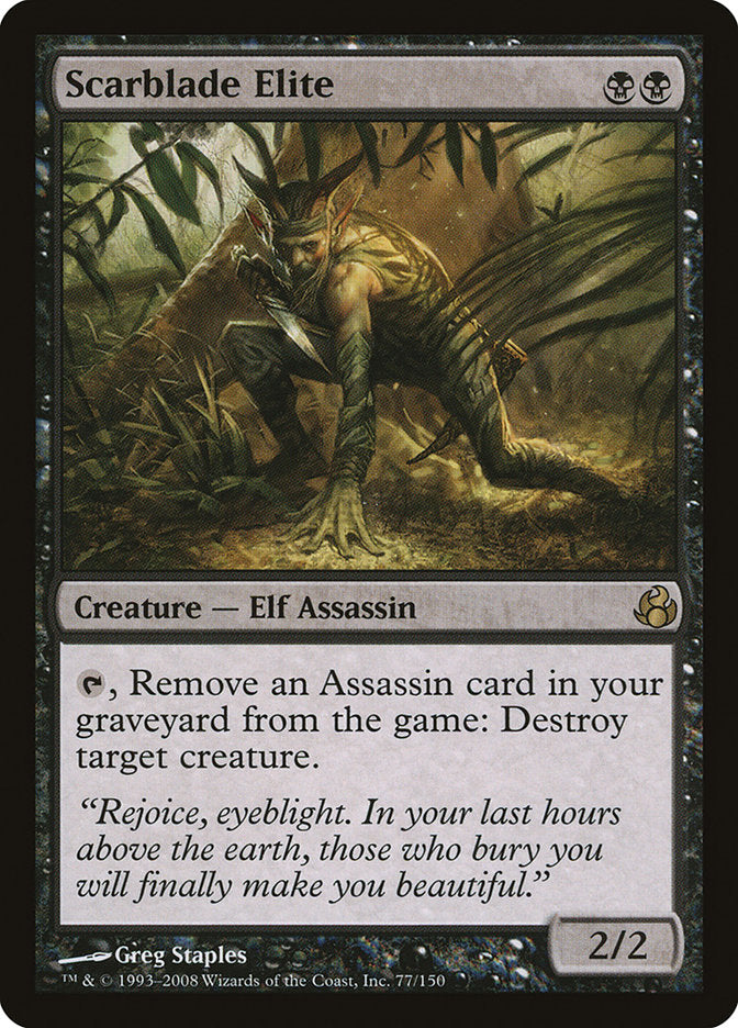 Scarblade Elite [Morningtide] Foil