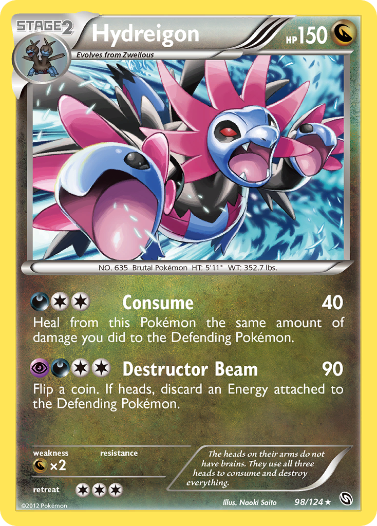 Hydreigon (98/124) [Black & White: Dragons Exalted] Reverse Holofoil
