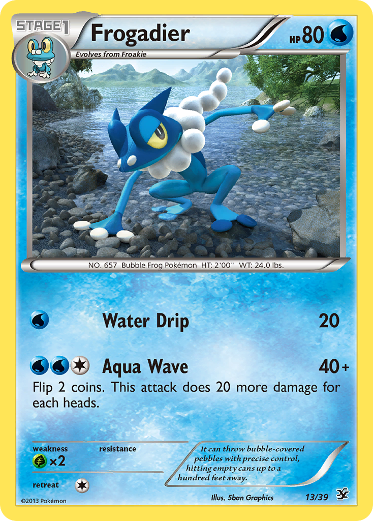 Frogadier (13/39) [XY: Kalos Starter Set] Holofoil