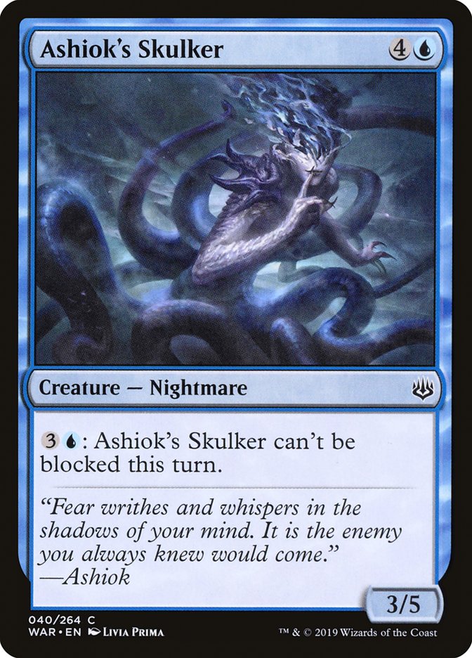 Ashiok's Skulker [War of the Spark] Foil