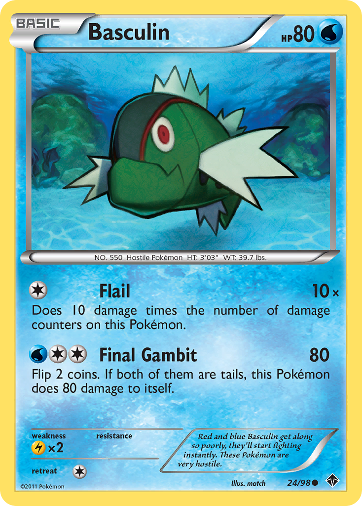 Basculin (24/98) [Black & White: Emerging Powers] Reverse Holofoil