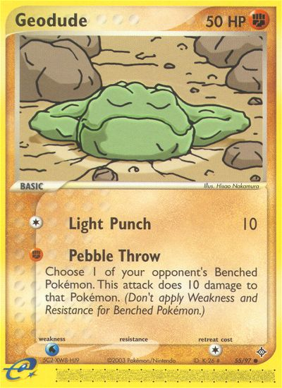 Geodude (55/97) [EX: Dragon] Reverse Holofoil