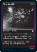 Siege Zombie [Innistrad: Double Feature] Foil
