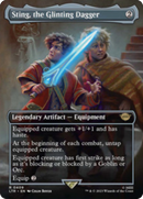 Sting, the Glinting Dagger (Borderless Alternate Art) [The Lord of the Rings: Tales of Middle-Earth] Foil