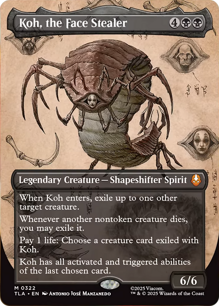 Koh, the Face Stealer (Borderless) [Avatar: The Last Airbender] Foil