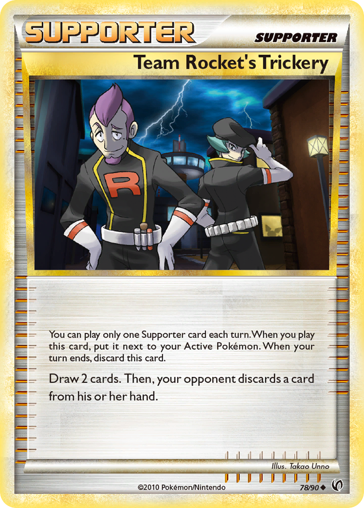 Team Rocket's Trickery (78/90) [HeartGold & SoulSilver: Undaunted] Reverse Holofoil