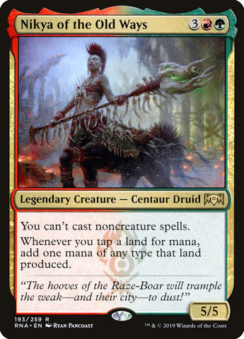 Nikya of the Old Ways [Ravnica Allegiance] Foil