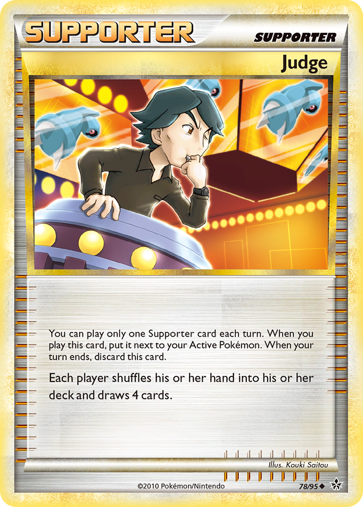 Judge (78/95) [HeartGold & SoulSilver: Unleashed] Reverse Holofoil