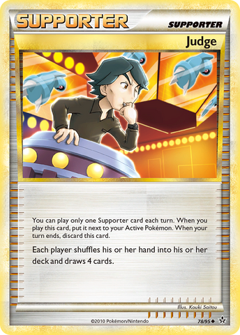 Judge (78/95) [HeartGold & SoulSilver: Unleashed] Reverse Holofoil