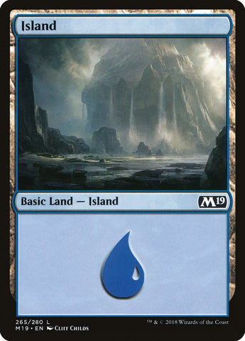 Island (265) [Core Set 2019] Foil
