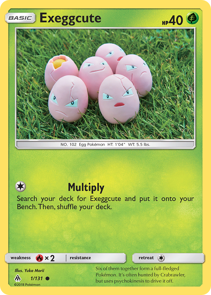 Exeggcute (1/131) [Sun & Moon: Forbidden Light] Reverse Holofoil