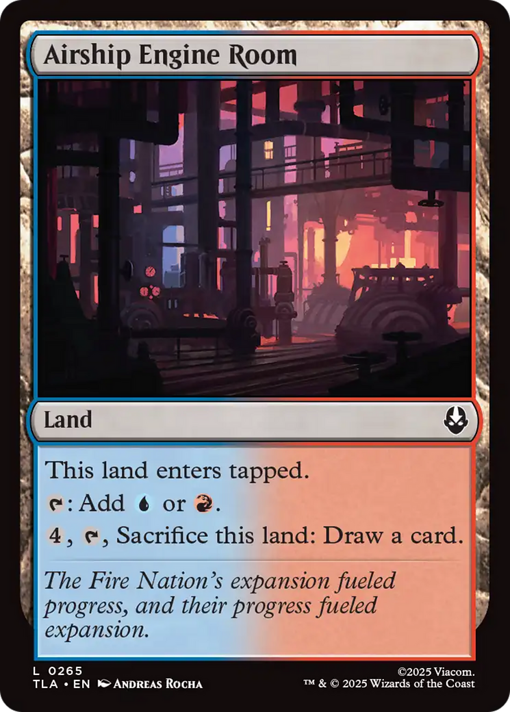 Airship Engine Room [Avatar: The Last Airbender] Foil