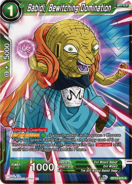 Babidi, Bewitching Domination (Rare) (BT13-075) [Supreme Rivalry] Parallel Foil