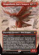 Dragonhawk, Fate's Tempest (Borderless) [Bloomburrow] Foil
