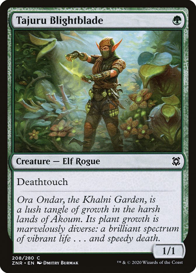Tajuru Blightblade [Zendikar Rising] Foil