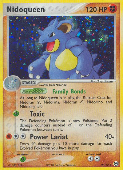 Nidoqueen (9/112) [EX: FireRed & LeafGreen] Reverse Holofoil