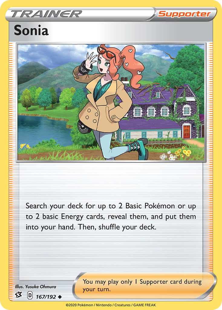 Sonia (167/192) [Sword & Shield: Rebel Clash] Reverse Holofoil