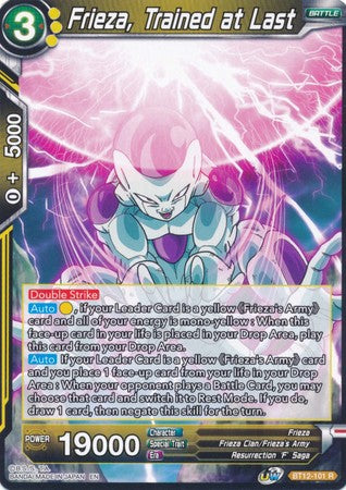 Frieza, Trained at Last (BT12-101) [Vicious Rejuvenation] Parallel Foil