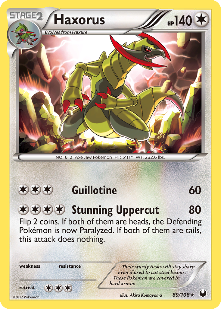 Haxorus (89/108) [Black & White: Dark Explorers] Reverse Holofoil