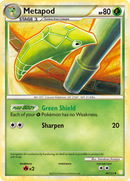 Metapod (46/123) [HeartGold & SoulSilver: Base Set] Reverse Holofoil