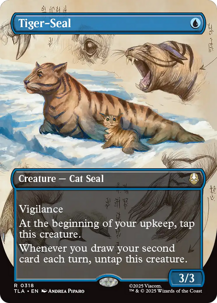 Tiger-Seal (Borderless) [Avatar: The Last Airbender] Foil