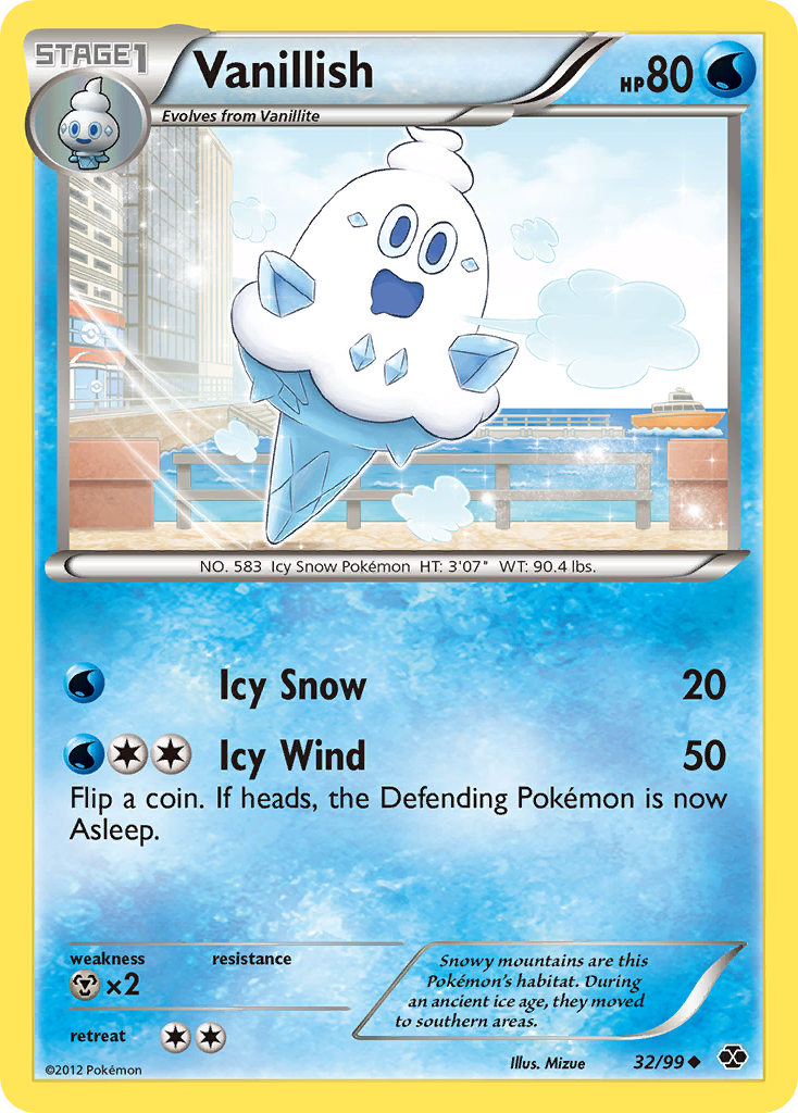 Vanillish (32/99) [Black & White: Next Destinies] Reverse Holofoil
