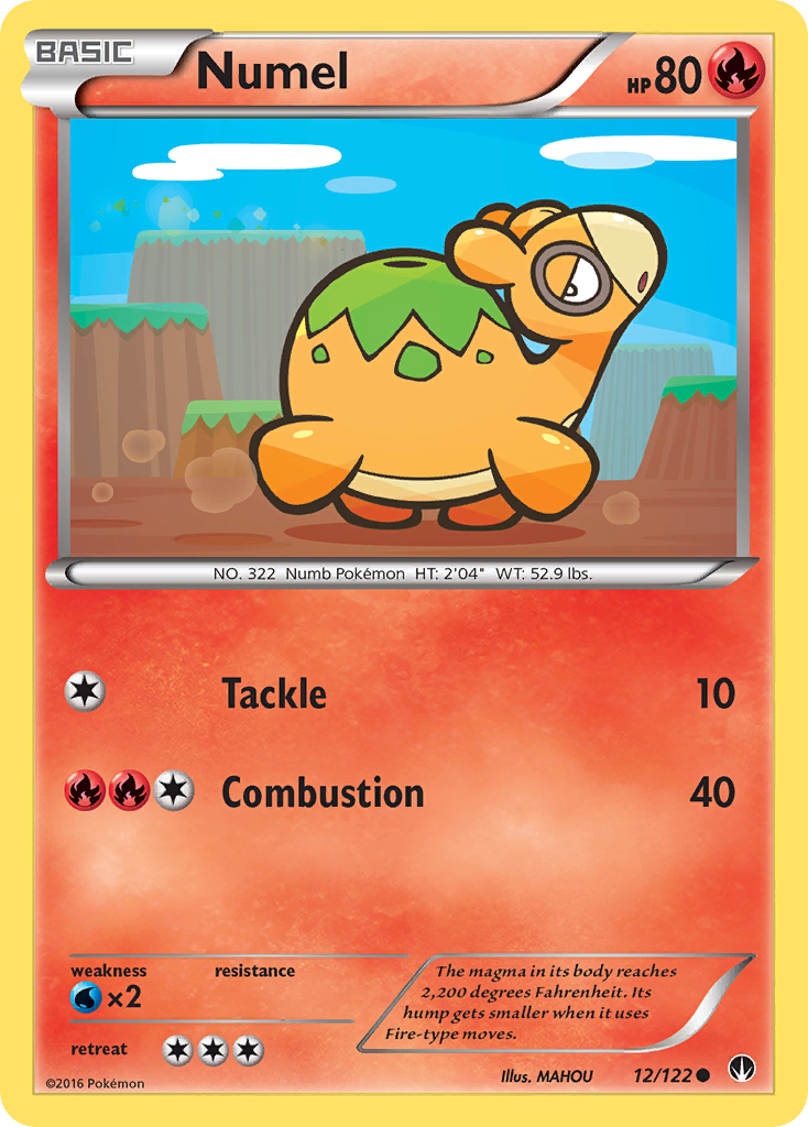 Numel (12/122) [XY: BREAKpoint] Reverse Holofoil