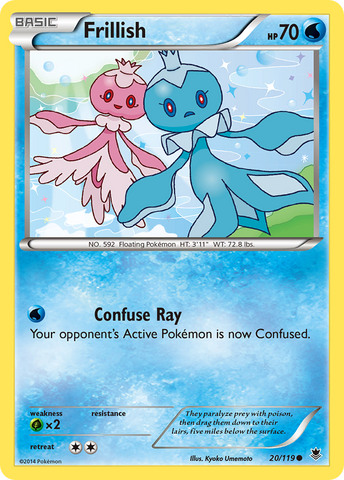 Frillish (20/119) [XY: Phantom Forces] Reverse Holofoil