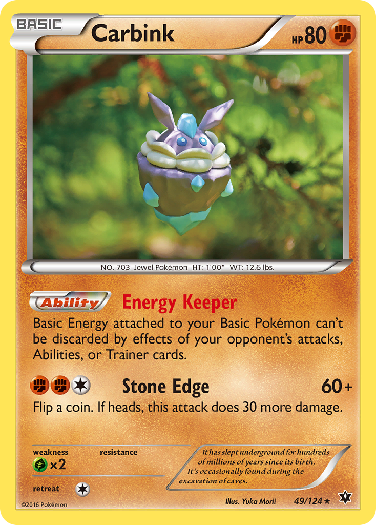 Carbink (49/124) [XY: Fates Collide] Reverse Holofoil