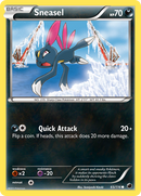Sneasel (65/116) [Black & White: Plasma Freeze] Reverse Holofoil