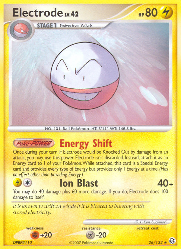 Electrode (26/132) [Diamond & Pearl: Secret Wonders] Reverse Holofoil