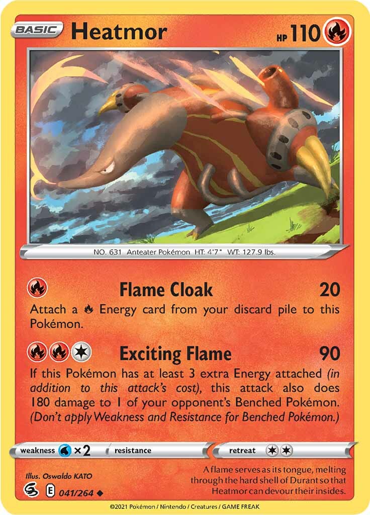 Heatmor (041/264) [Sword & Shield: Fusion Strike] Reverse Holofoil