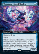 Thousand-Faced Shadow (Extended Art) [Kamigawa: Neon Dynasty] Foil
