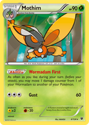 Mothim (4/124) [XY: Fates Collide] Reverse Holofoil
