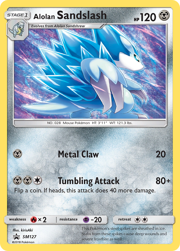 Alolan Sandslash (SM127) [Sun & Moon: Black Star Promos] Holofoil