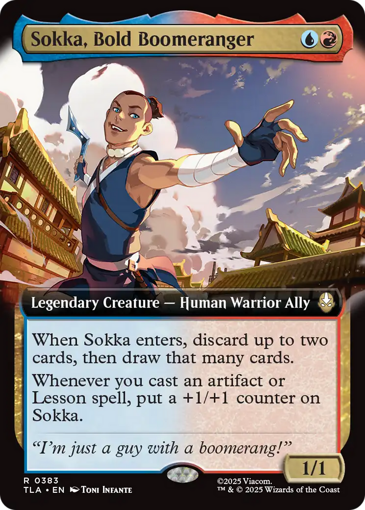 Sokka, Bold Boomeranger (Extended Art) [Avatar: The Last Airbender] Foil
