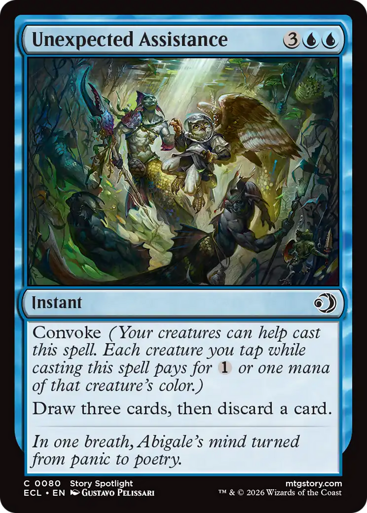 Unexpected Assistance [Lorwyn Eclipsed] Foil