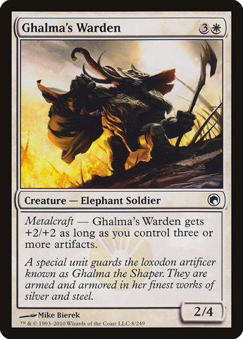 Ghalma's Warden [Scars of Mirrodin] Foil