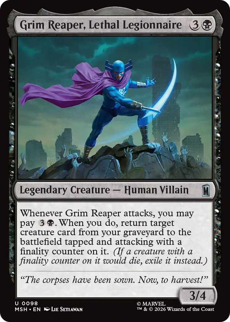 Grim Reaper, Lethal Legionnaire [Marvel Super Heroes] Foil