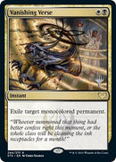 Vanishing Verse (Promo Pack) [Strixhaven: School of Mages Promos] Foil