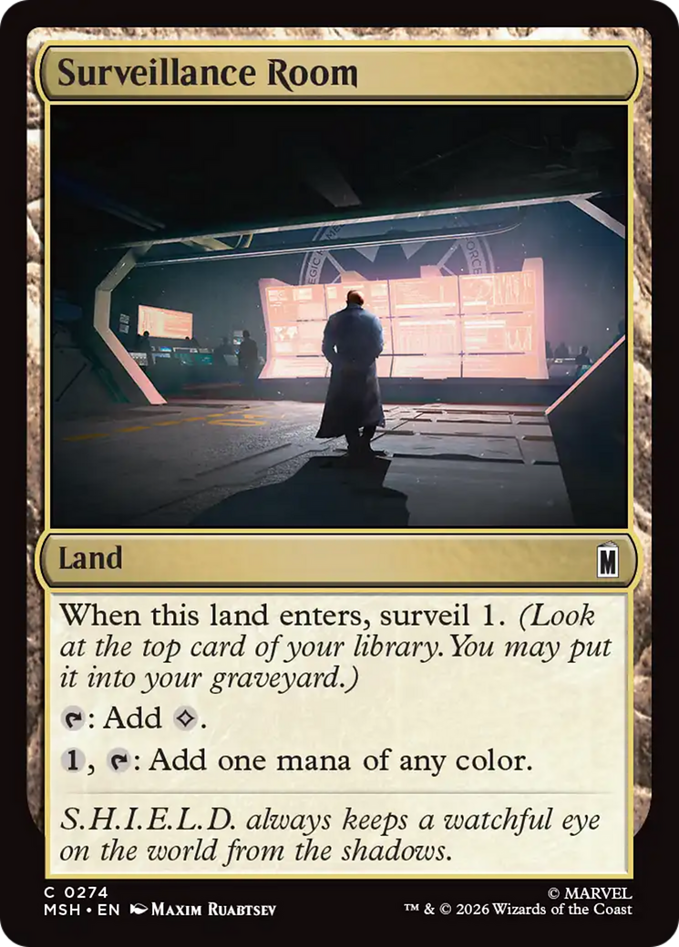 Surveillance Room [Marvel Super Heroes] Foil