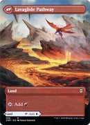 Riverglide Pathway // Lavaglide Pathway (Borderless Alternate Art) [Zendikar Rising] Foil
