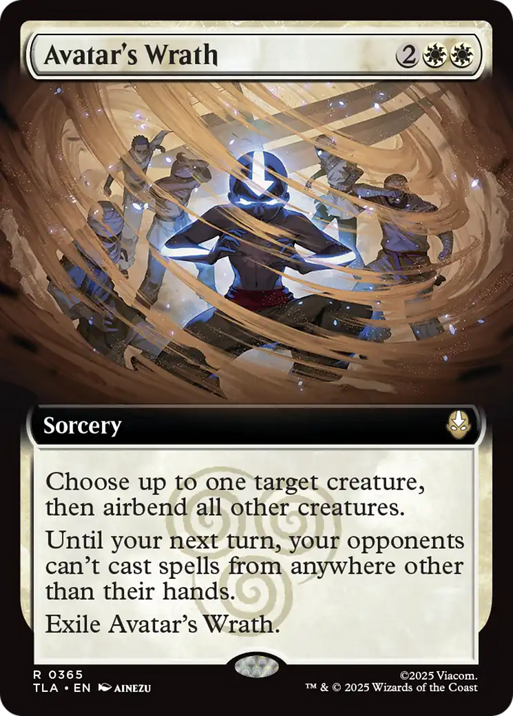Avatar's Wrath (Extended Art) [Avatar: The Last Airbender] Foil