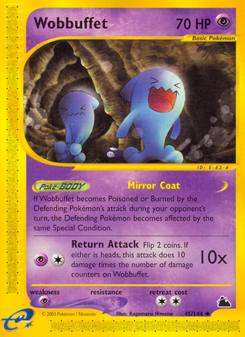 Wobbuffet (45/144) [Skyridge] Reverse Holofoil