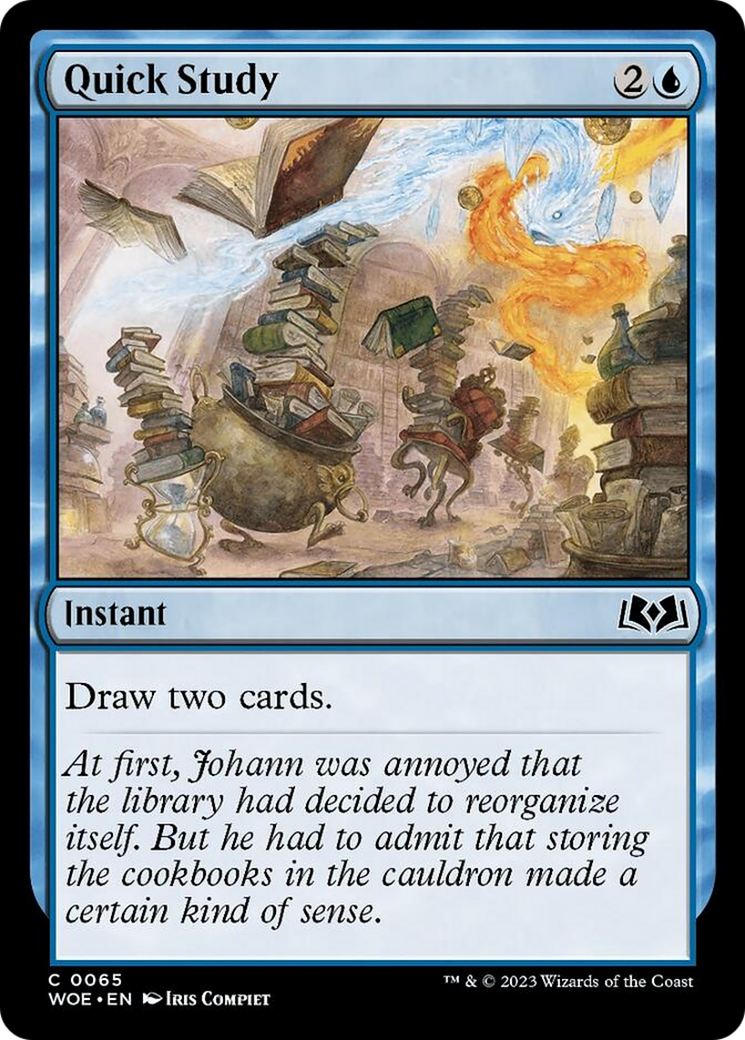 Quick Study [Wilds of Eldraine] Foil