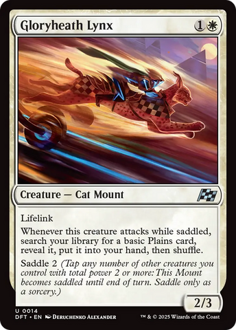 Gloryheath Lynx [Aetherdrift] Foil