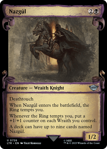 Nazgul (0726) [The Lord of the Rings: Tales of Middle-Earth Showcase Scrolls] Foil