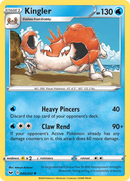 Kingler (044/202) [Sword & Shield: Base Set] Reverse Holofoil