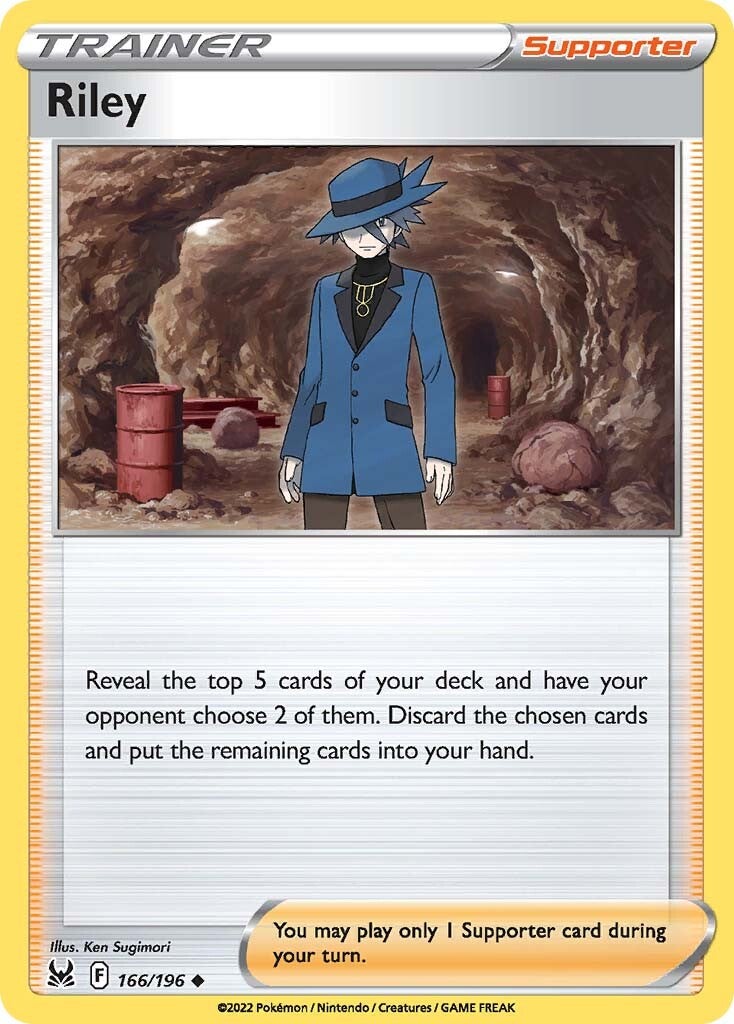 Riley (166/196) [Sword & Shield: Lost Origin] Reverse Holofoil