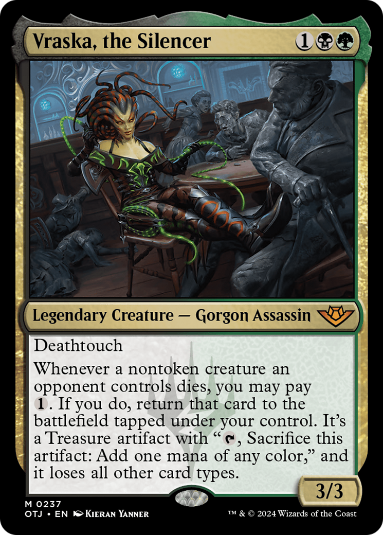 Vraska, the Silencer [Outlaws of Thunder Junction] Foil